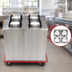 Thumbnail image #3 for Carter-Hoffmann Enclosed Unheated 4-Silo Mobile Plate Dispenser for 10-Inch Plates