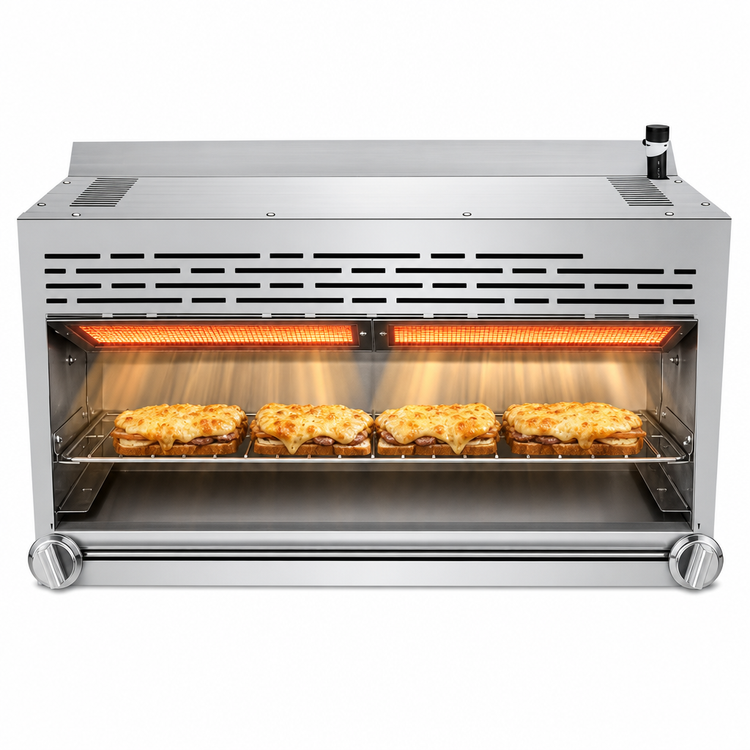 Product image #4 for CookRite ATCM-36 36-Inch Wall-Mounted Gas Cheesemelter with Ceramic Infrared Burners