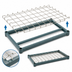 Thumbnail image #3 for EagleGard 60 Inch x 18 Inch Dunnage Shelf with Removable Wire Mat, Blue-Green Hybrid Epoxy Finish