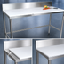 Thumbnail image #3 for John Boos Poly Top Trimming Table, 84 x 24 Inches, 3/4-Inch Reversible Top, 6-Inch Backsplash