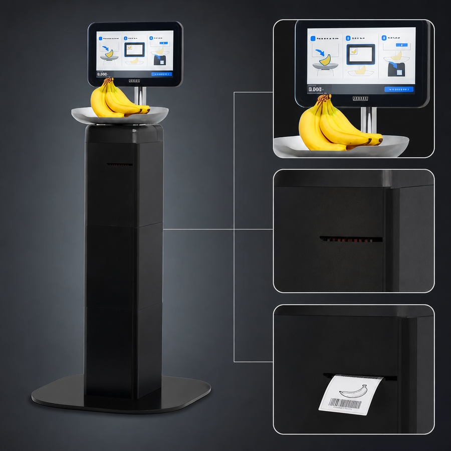 Integrated Scale And Printer