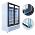 Thumbnail image #3 for Beverage-Air Marketeer Two-Section Reach-In Sliding Glass Door Refrigerated Merchandiser, 41.66 Cu. Ft., White