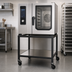 Thumbnail image #2 for Alto-Shaam Large Combi Oven Equipment Stand with Casters and Shelf