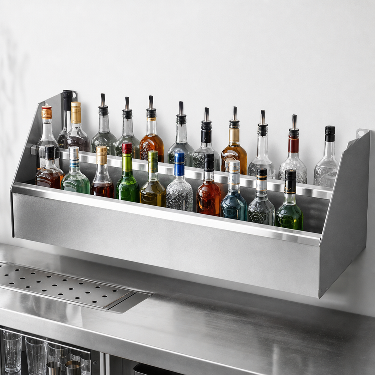Product image #3 for CHOICE 68-Inch Double Stainless Steel Speed Rail