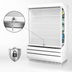 Thumbnail image #3 for Turbo Air 48-Inch White Fabric Locking Security Cover for TOM-50W-N Open Display Merchandiser