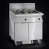 Thumbnail image #3 for Imperial Electric Floor Model 4-Tank Battery Fryer with Built-In Space Saver Filter System, 50 lb. per Tank