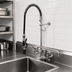 Thumbnail image #3 for EasyInstall 8-Inch Wall Mount Add-On Pre-Rinse Unit with 18-Inch Swing Nozzle