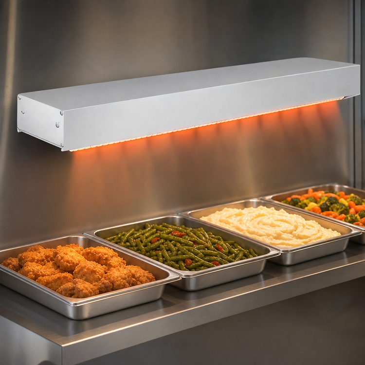 Product image #3 for Hatco Glo-Ray 48 Inch Unlighted Infrared Strip Heater, 208V, Aluminum