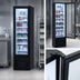 Thumbnail image #4 for Omcan USA One-Section Reach-In Glass Door Display Freezer, 3.7 Cu. Ft., Black, Bottom-Mount, 110V