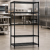 Thumbnail image #3 for Quantum 72 x 18 x 54 Inch 5-Shelf Wire Shelving Starter Kit, Black Epoxy