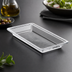 Thumbnail image #3 for American Metalcraft Rain Collection 18-Inch Rectangular Clear Polystyrene Rain Tray, 92 oz.