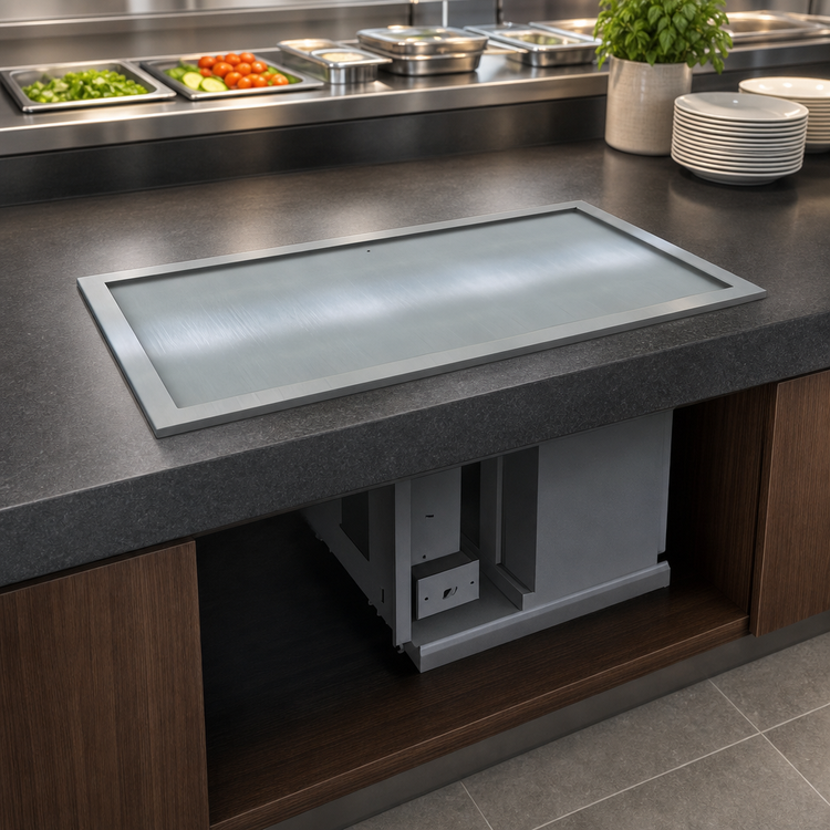 Product image #3 for Delfield N8240-STP Drop-In Frost Top, 2 Sheet Pan Capacity, Self-Contained R290 Refrigeration