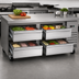 Thumbnail image #3 for IKON Refrigeration 74-Inch 4-Drawer Chef Base Refrigerator, 10.8 Cu. Ft.