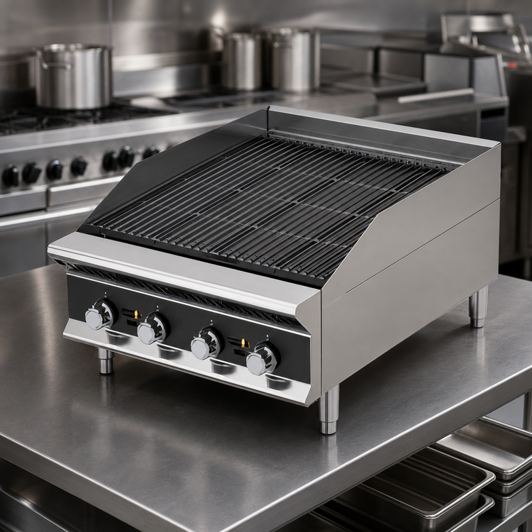 Product image #3 for Vollrath Heavy-Duty Countertop Charbroiler, 36-Inch Wide, Stainless Steel