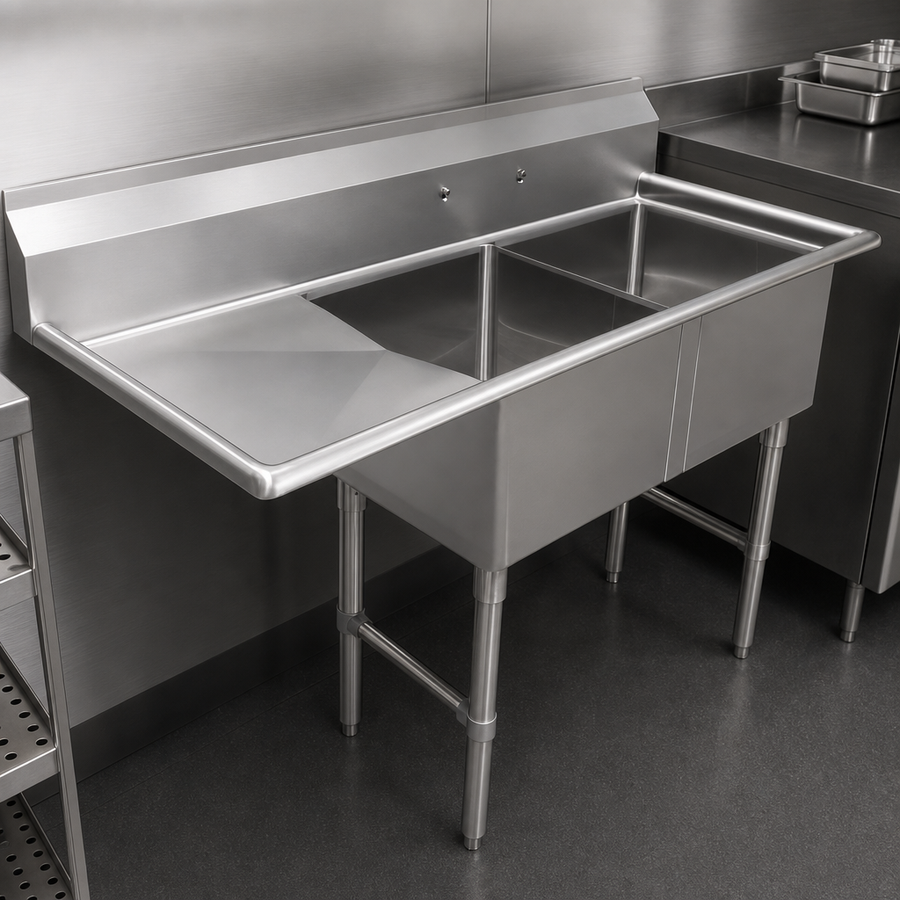 18-Gauge 304 Stainless Steel Top