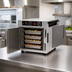 Thumbnail image #4 for Metro HotBlox Narrow 4-Pan Pass-Thru Insulated Holding Cabinet, Countertop/Stacking, Solid Front & Rear Doors
