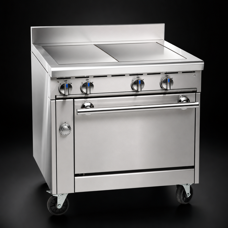 Product image #3 for Imperial Spec Series 36-Inch Heavy Duty Gas Range with Two 18-Inch Hot Tops and Standard Oven