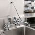 Thumbnail image #3 for Fisher Wall-Mounted Service Sink Faucet with Long Spout, Eccentric Stops, and Vacuum Breaker