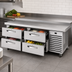 Thumbnail image #3 for True Refrigerated Chef Base with 4 Locking Drawers and Side-Mounted Self-Contained Refrigeration