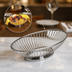 Thumbnail image #3 for American Metalcraft Oval Stainless Steel Serving Basket