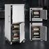 Thumbnail image #3 for Mobile Split-Cavity Heated Holding Cabinet with Half Doors and Humi-Temp Heat System