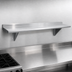 Thumbnail image #3 for Advance Tabco 120 Inch x 18 Inch Stainless Steel Wall-Mounted Shelf, 16 Gauge, Satin Finish