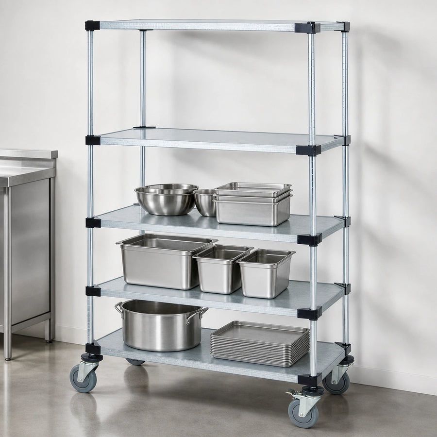 Four Solid Shelves
