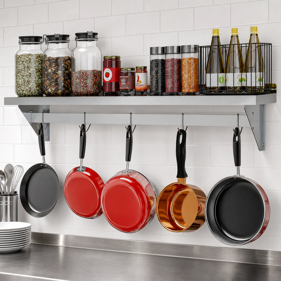 Integrated Pot Rack