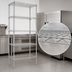 Thumbnail image #3 for Eagle Group 5-Tier Stationary Starter Wire Shelving Unit, 24W x 21D x 74H, Stainless Steel Finish