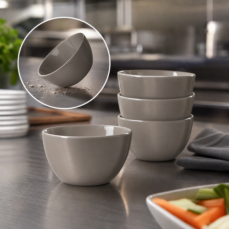 Product image #4 for American Metalcraft Crave Collection Shadow 7 oz Round Melamine Bouillon Cup
