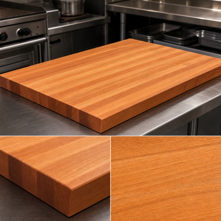Product image #3 for Boos Block American Cherry Edge Grain Kitchen Countertop, 48 x 30 x 2-1/4 Inch, Varnique Finish