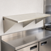 Thumbnail image #3 for Wall-Mount 16-Gauge 304 Stainless Steel Work Table with Rolled Edge Top, 48 x 30 Inches