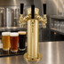 Thumbnail image #3 for Perlick 3-Faucet Air-Cooled Countertop Brass Draft Arm