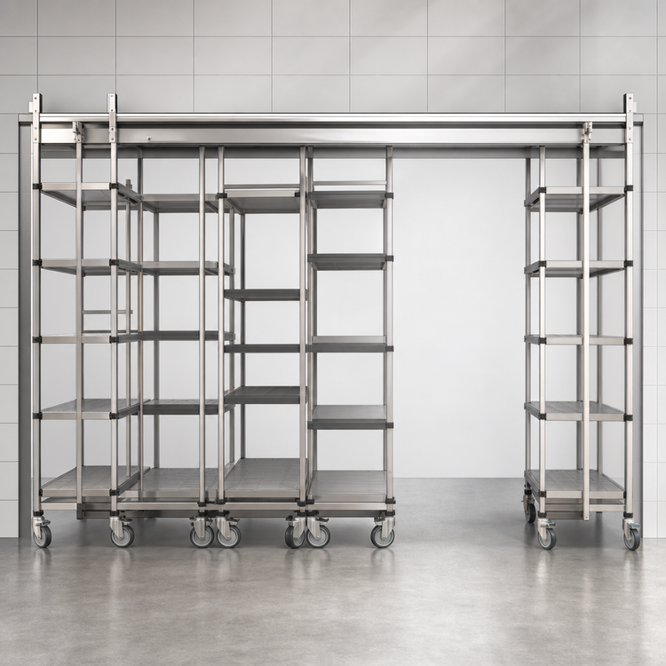 Product image #3 for Metro TOP-TRACK Seismic 54-Inch Wide Strut Kit for Track Shelving