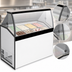Thumbnail image #3 for Master-Bilt DD-46LCG Low Curved Glass Ice Cream Dipping/Display Merchandiser Freezer, 8 Display / 4 Storage Tubs