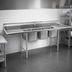 Thumbnail image #3 for Eagle Group 314 Series 3-Compartment 304 Stainless Steel Sink with Left and Right Drainboards, 96-Inch