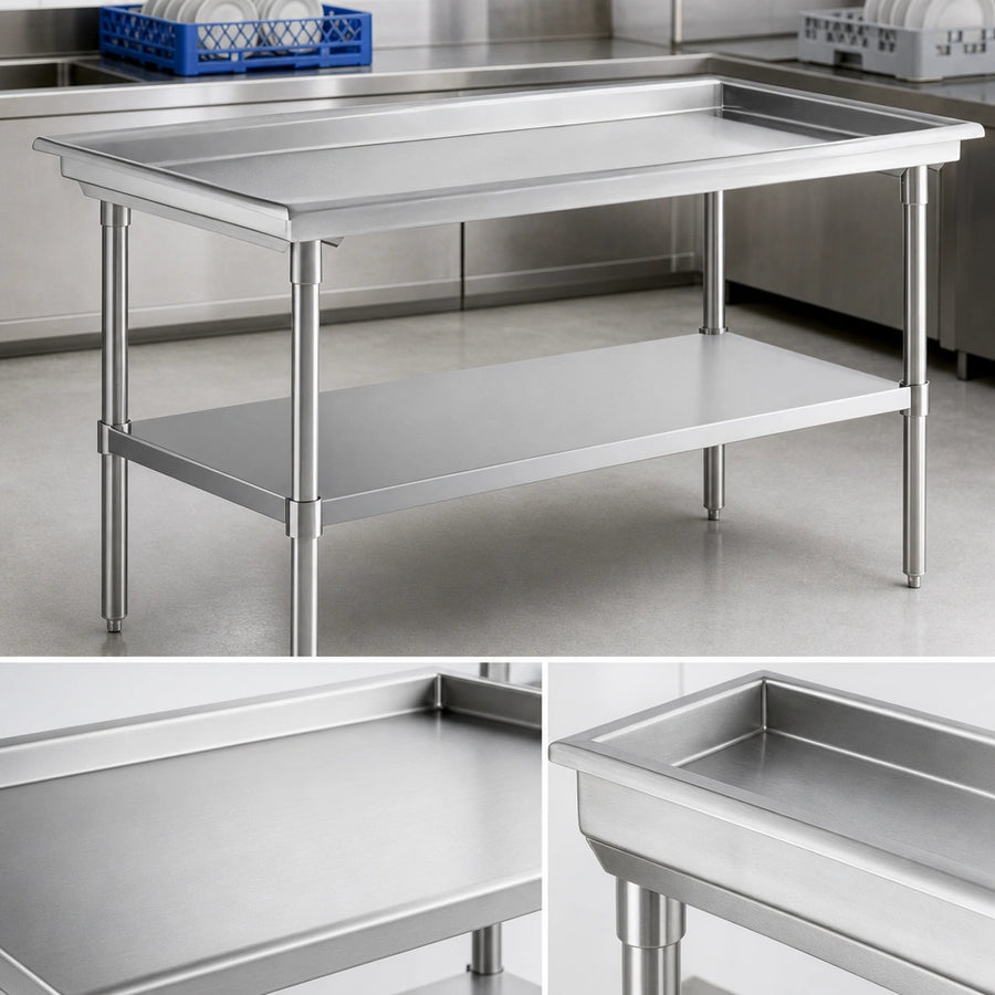 304 Stainless Steel Work Surface