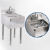 Thumbnail image #3 for Advance Tabco Underbar Basics Stainless Steel Blender Station with Dump Sink, Splash-Mount Faucet, 12 Inch