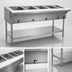 Thumbnail image #3 for Eagle Group 79-Inch Electric Hot Food Table with 5 Dry Wells, Open Base, 208V Single-Phase