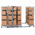 Thumbnail image #3 for MetroMax iQ qwikTRAK Double-Deep Track Shelving Intermediate Unit Kit, 74-Inch Polymer Posts