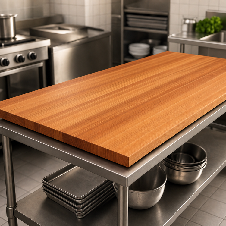 Product image #3 for Boos Block American Cherry Edge Grain Kitchen Countertop, 108 x 36 x 1-1/2 Inches, Penetrating Oil Finish