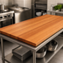 Thumbnail image #3 for Boos Block American Cherry Edge Grain Kitchen Countertop, 108 x 36 x 1-1/2 Inches, Penetrating Oil Finish