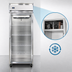 Thumbnail image #3 for Continental Refrigerator 1FXSNSAGD Extra-Wide 1-Section Shallow Depth Display Freezer