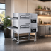 Thumbnail image #3 for Lincoln Impinger II Ventless Double-Stack Electric Conveyor Pizza Oven Package with easyTouch Controls