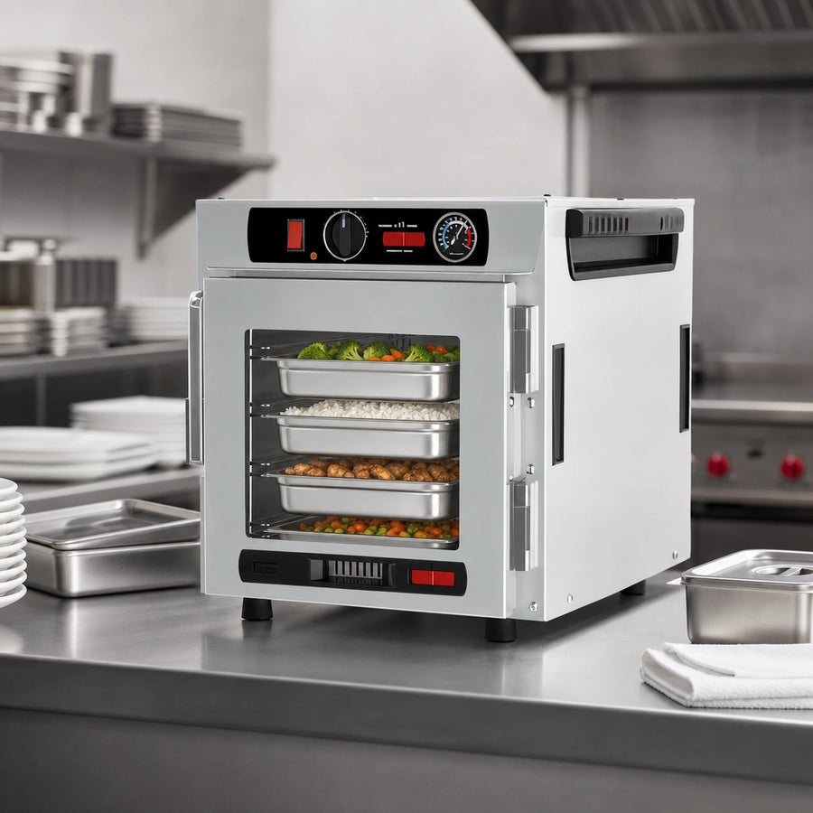 Narrow 4-Pan Capacity