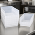 Thumbnail image #3 for Quantum Economy Nesting Shelf Bin, Clear Polypropylene, 11-1/8 x 17-7/8 x 6 Inches