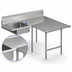 Thumbnail image #3 for John Boos Pro-Bowl L-Shaped Soiled Landing Dishtable with 20