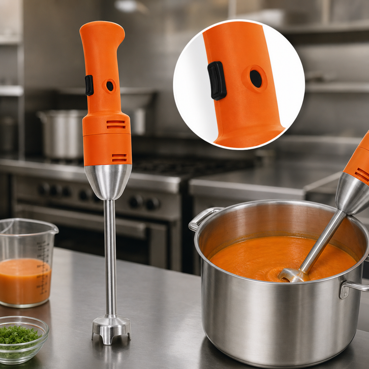 Product image #3 for Dynamic MD95 Mini Single-Speed Immersion Blender, 230V, 6.5-Inch Stainless Steel Shaft