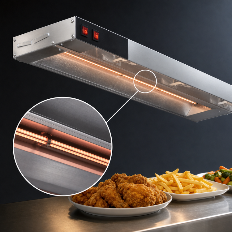 Product image #3 for Eagle RedHots 48-Inch Single Lighted Strip Heat Lamp with Remote, 120V