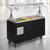 Thumbnail image #3 for Vollrath 2-Series Affordable Portable Refrigerated 3-Pan Cold Food Pan Buffet Station with Breath Guard and Sliding-Door Storage Base